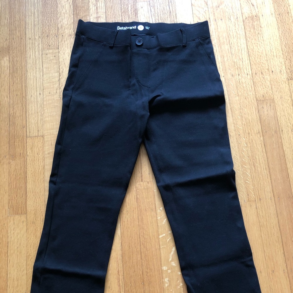 Betabrand crop yoga dress pants